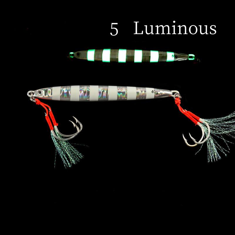 2 pc 40/60/80/100 big fish iron plate jigging lures wholesale