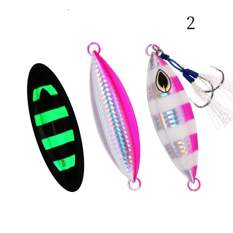 2pc 40/60/80/100/150/180g JIG lure