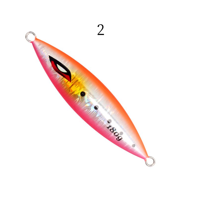 2pc 40/60/80/100/130/150/180/200/220/300/500/750/1000g luminous jig lure