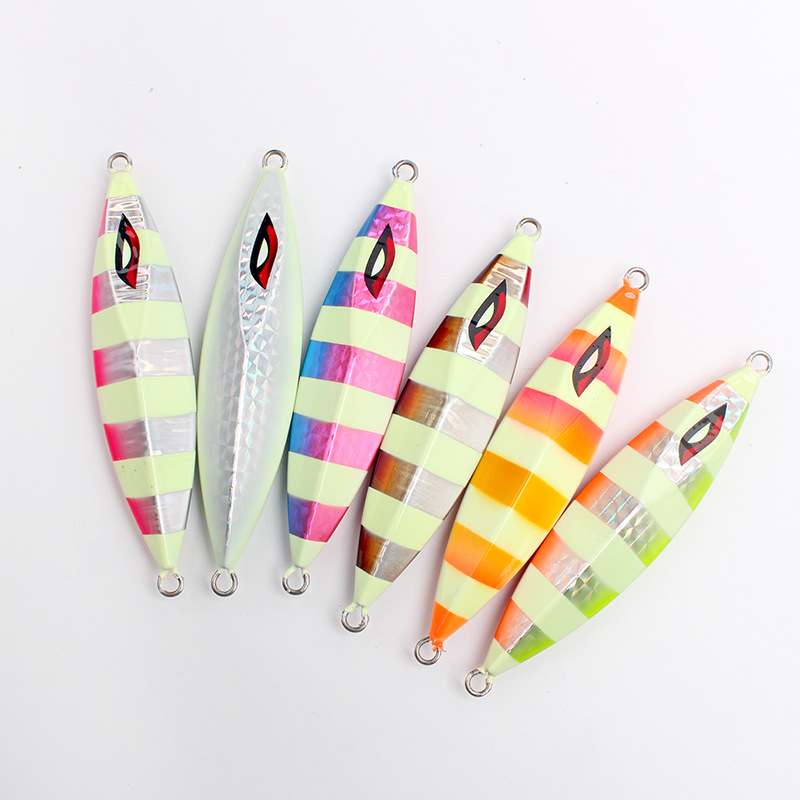 2pc 40/60/80/100/130/150/180/200/220/300/500/750/1000g luminous jig lure