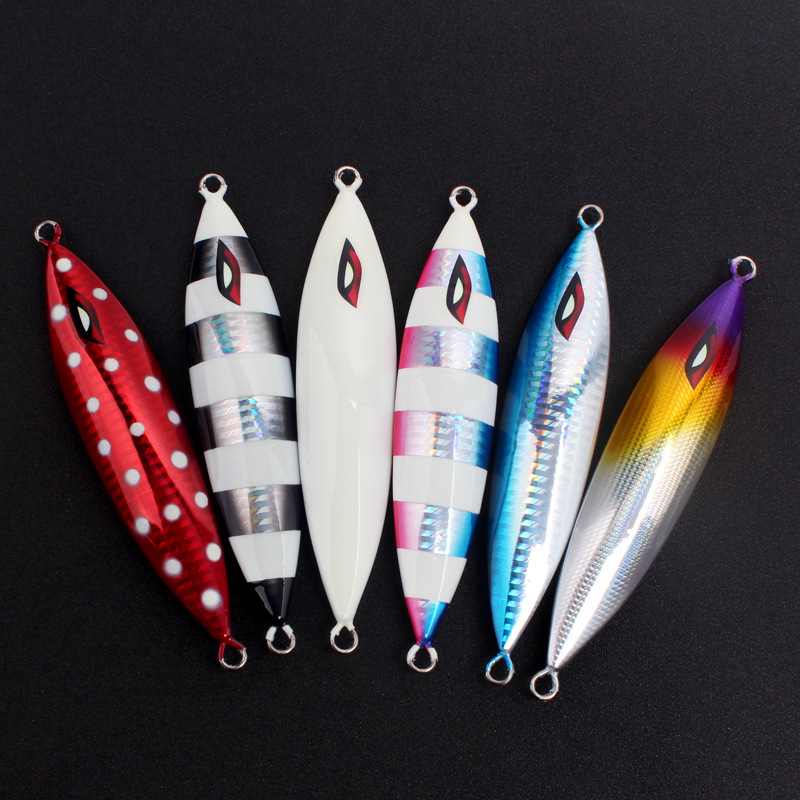 2pc 60/80/100/120/150/200/250g luminous jig lure