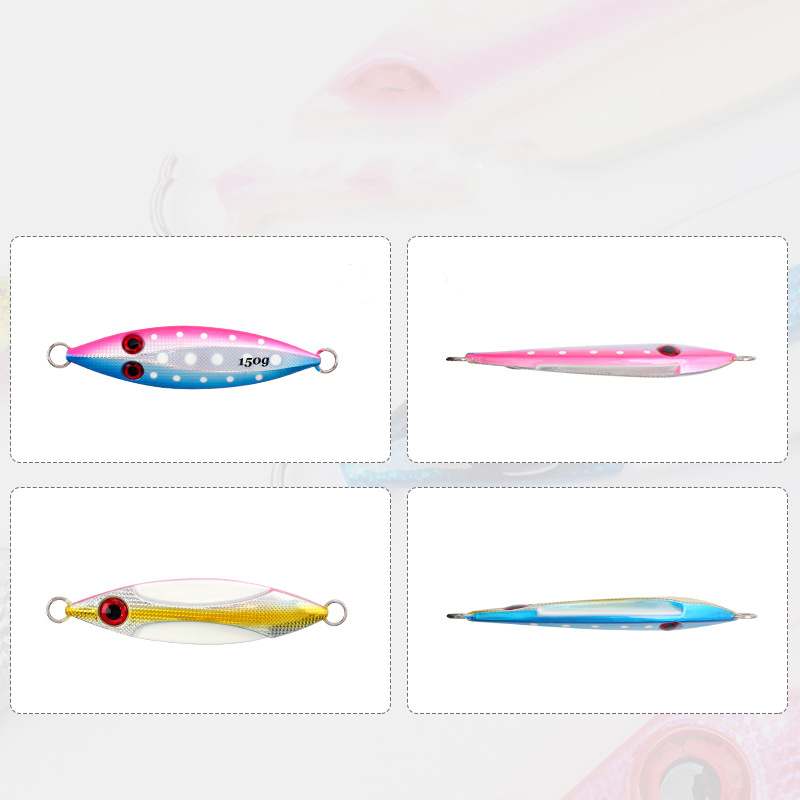 2pc 100/150/200/250g luminous jig lure
