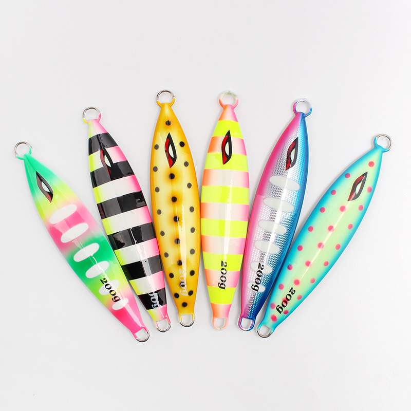 2pc 130/150/180/200/220g luminous jig lure