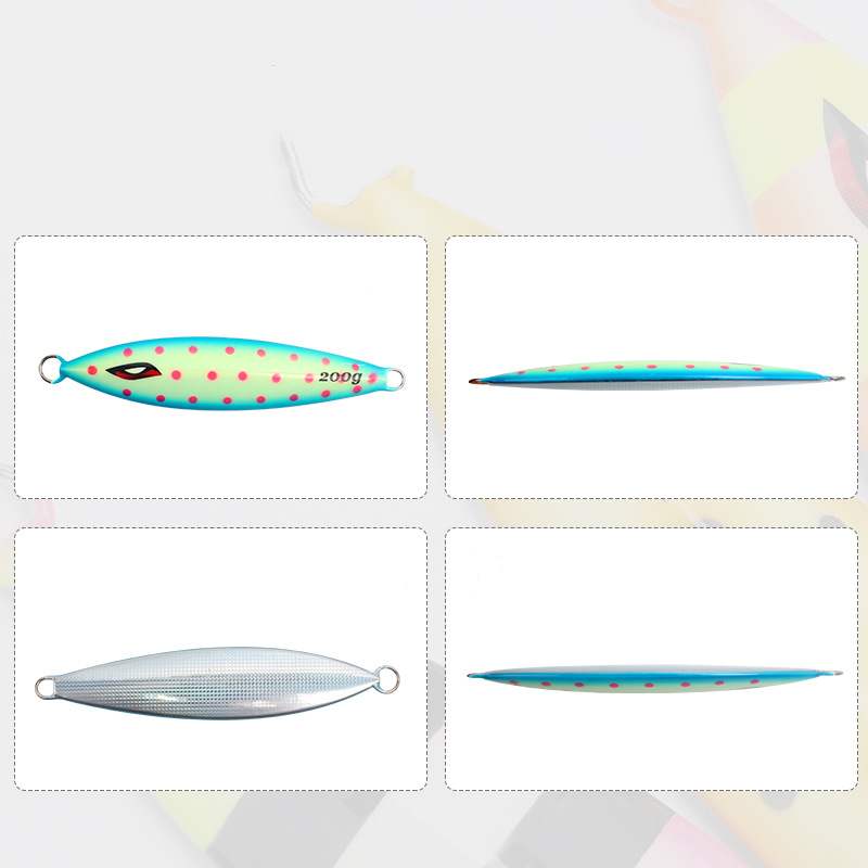 2pc 130/150/180/200/220g luminous jig lure