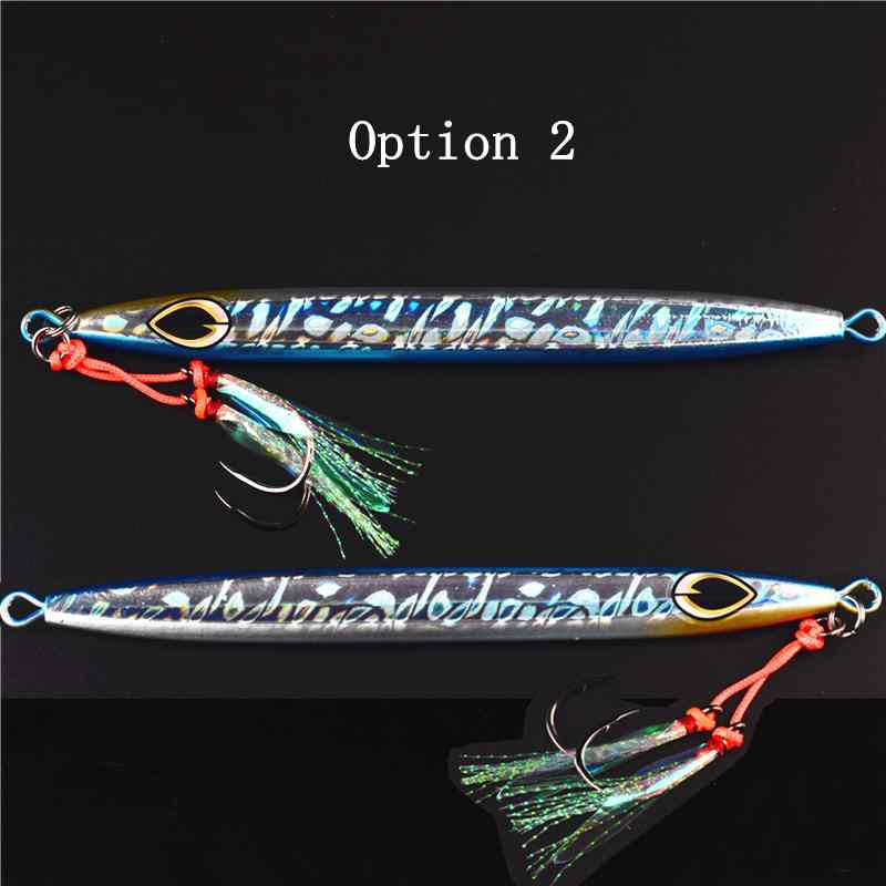 2pc 120/150/180/200/250/300/400g JIG metal lures