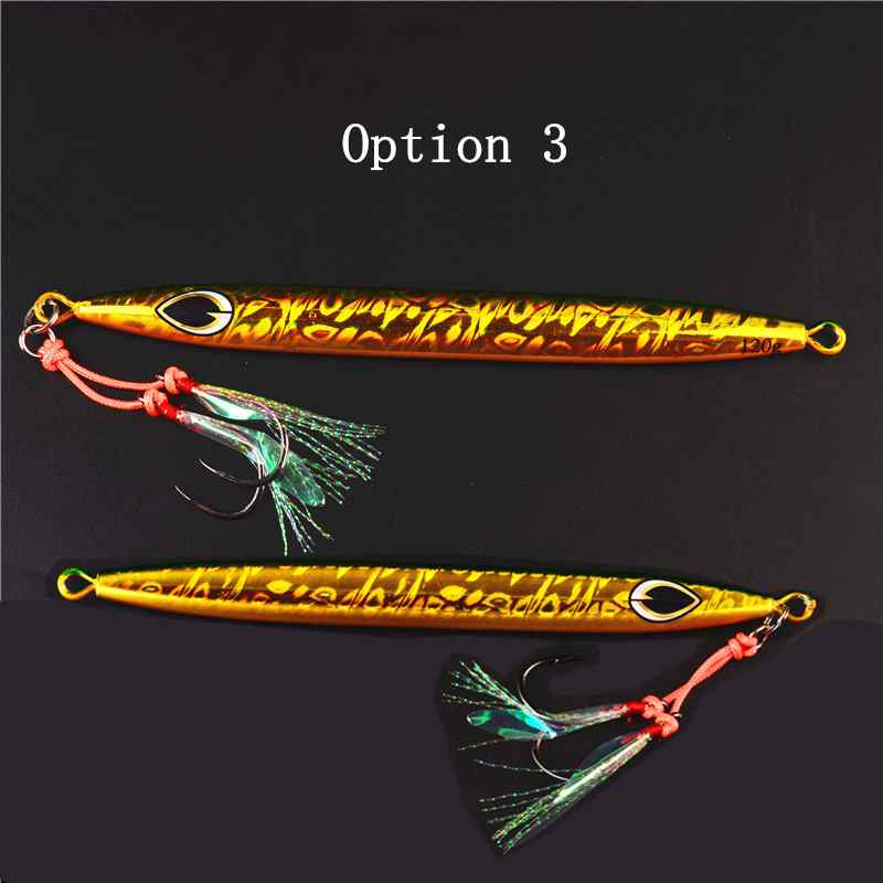 2pc 120/150/180/200/250/300/400g JIG metal lures