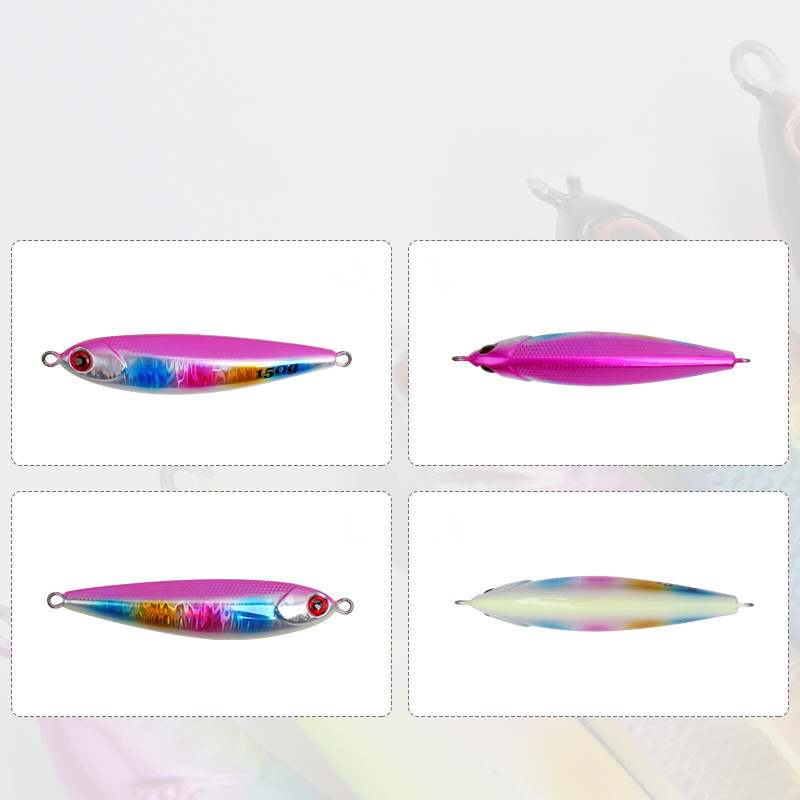2pc 60/80/100/120/150/200/250g luminous jig lures