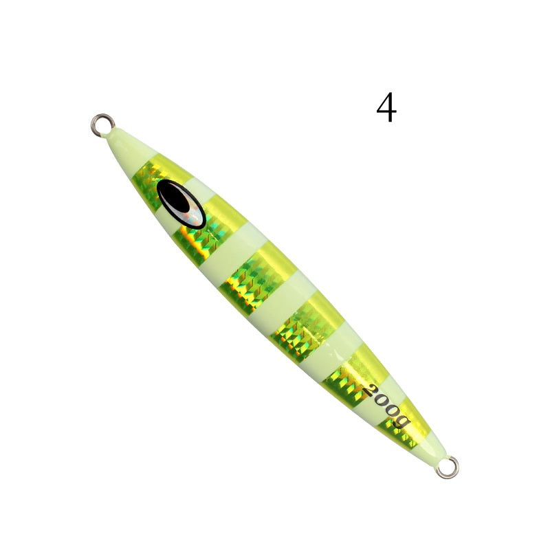 2pc 30/40/60/80/100/120/150/200/250g luminous jig lure