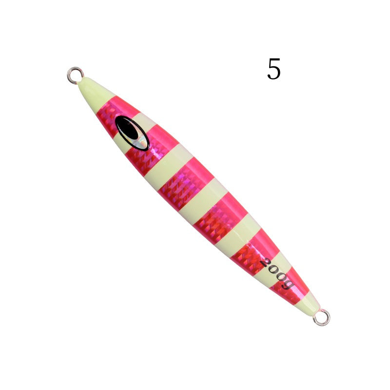2pc 30/40/60/80/100/120/150/200/250g luminous jig lure