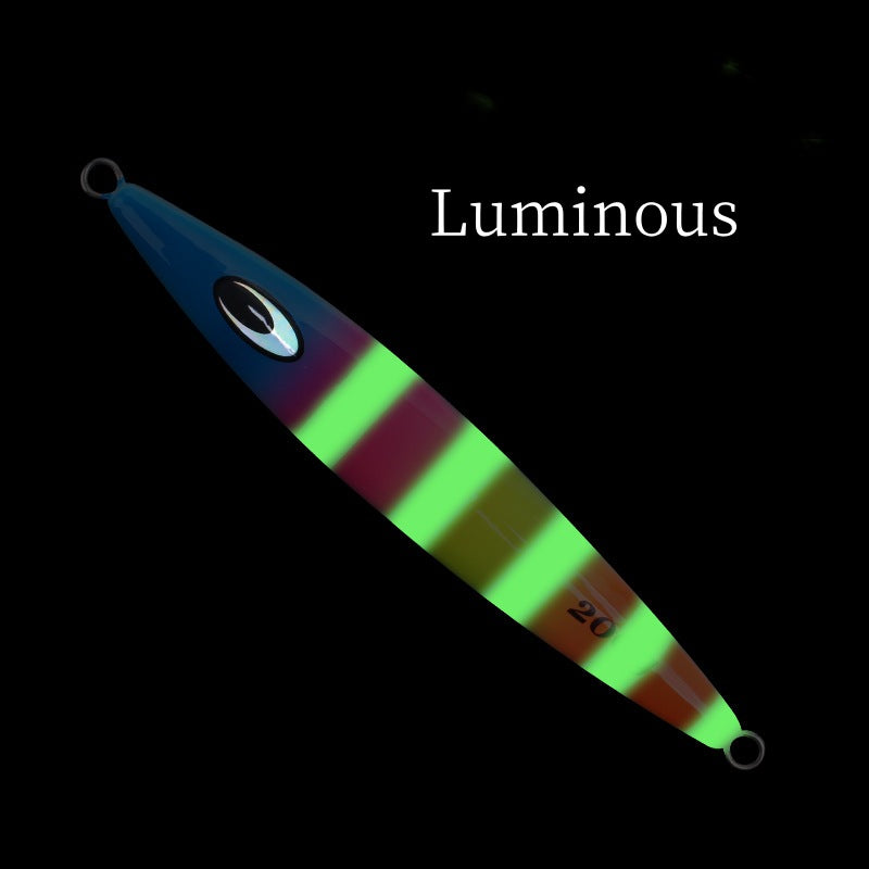 2pc 30/40/60/80/100/120/150/200/250g luminous jig lure