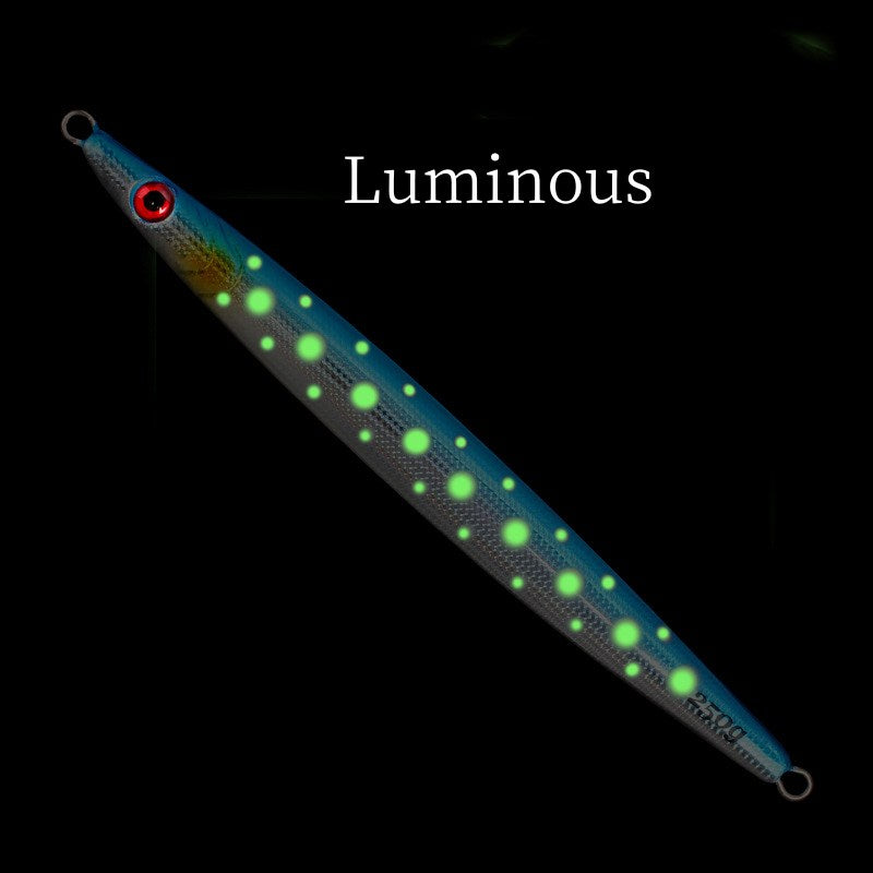 2pc 100/150/200/250/300/400g luminous jig lure