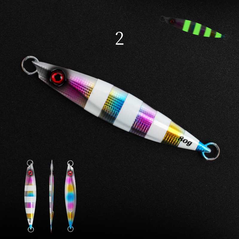 2pc 20/30/40/60/80/100g jig lure