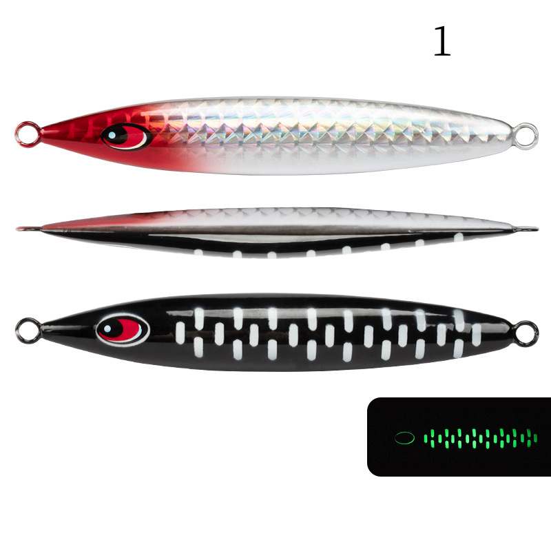 2 pc 250/300/400/500/600g luminous jig lure