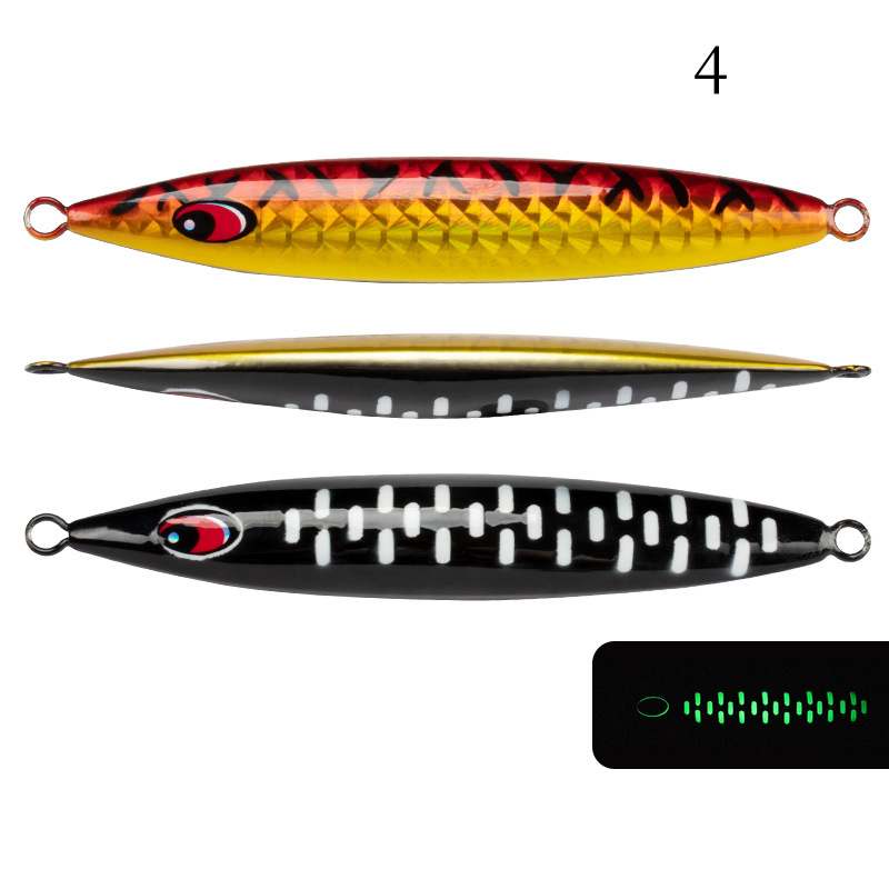 2 pc 250/300/400/500/600g luminous jig lure