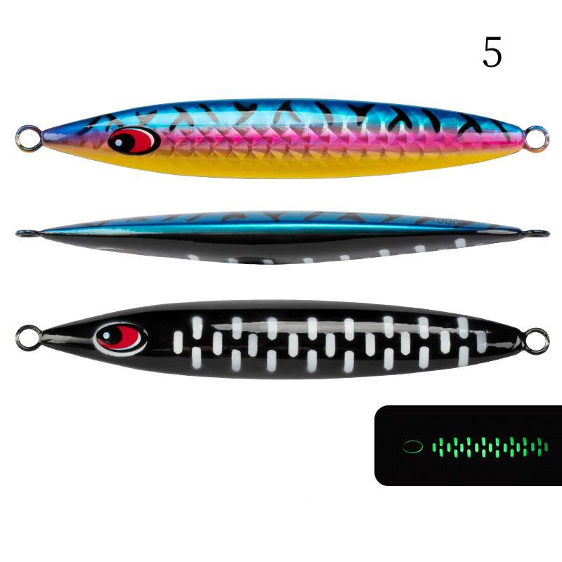 2 pc 250/300/400/500/600g luminous jig lure