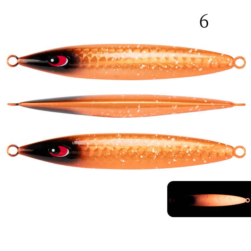 2 pc 250/300/400/500/600g luminous jig lure