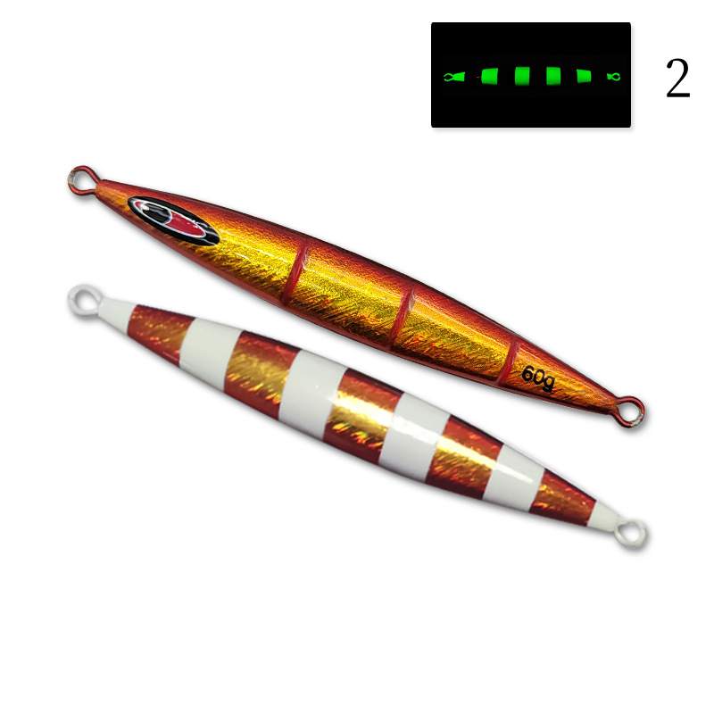 2pc 40/60/80/100/120/150/180/200g jig lure