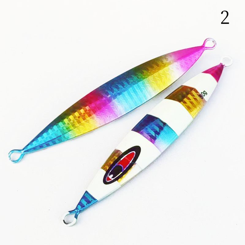 2pc 60/80/100/120/150g luminous jig lure