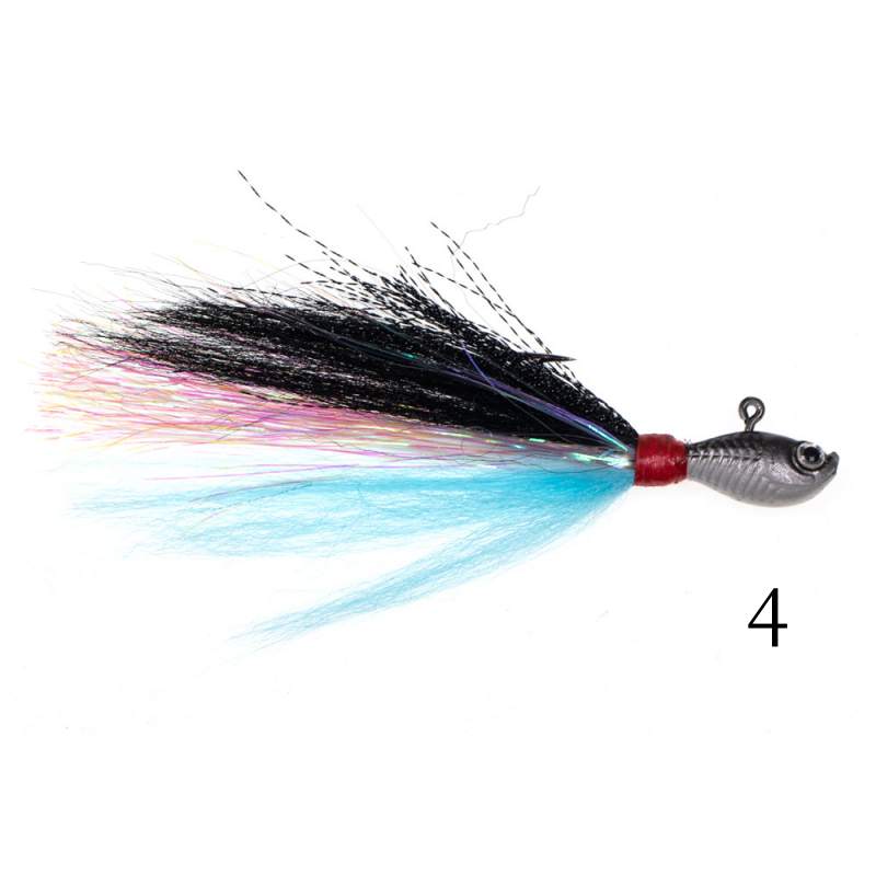 2 pc 10/14/28/42g Imitation deer hair lead hook lure
