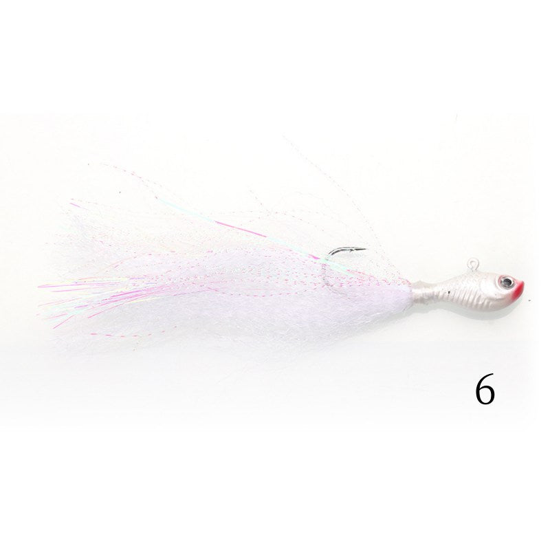2 pc 10/14/28/42g Imitation deer hair lead hook lure