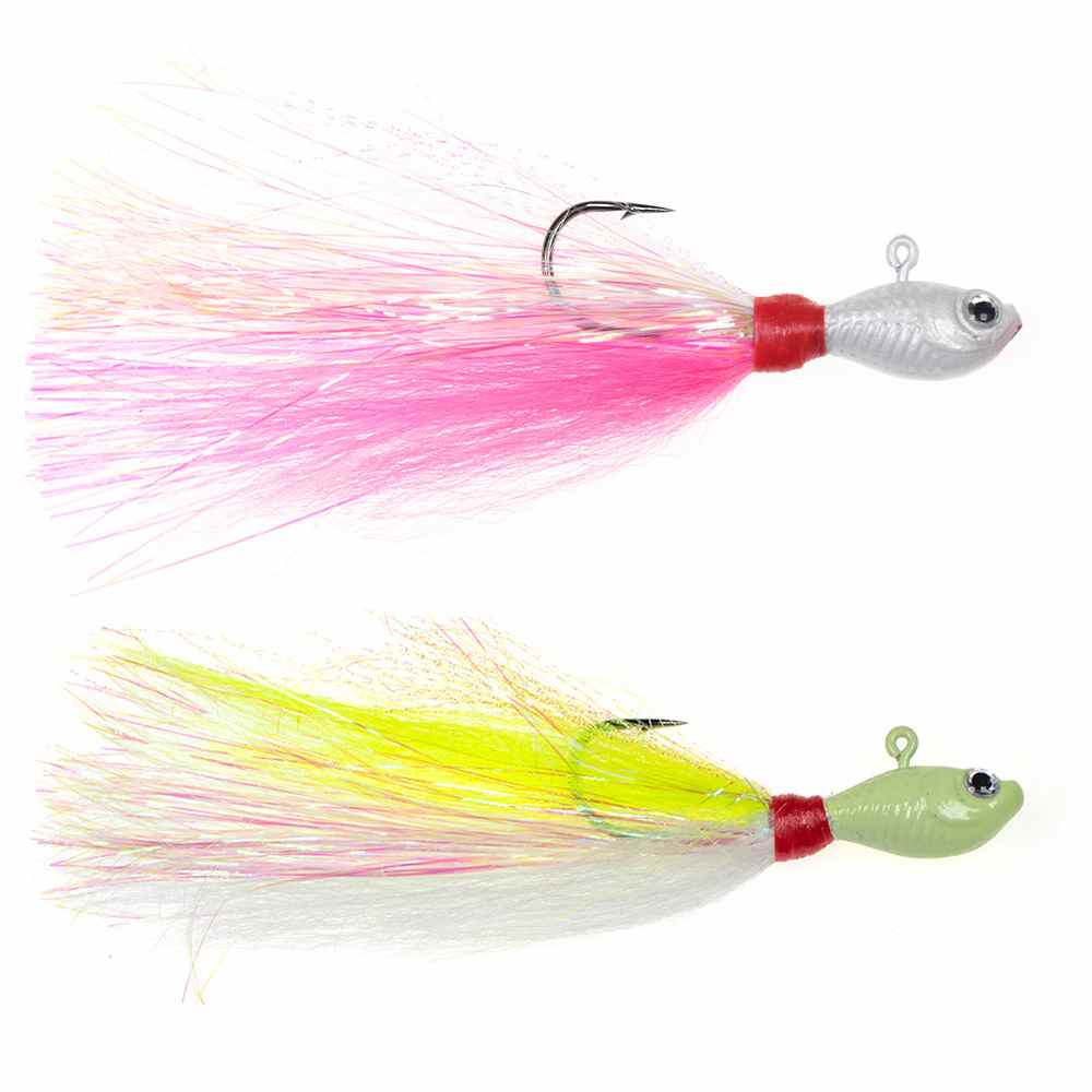 2 pc 10/14/28/42g Imitation deer hair lead hook lure