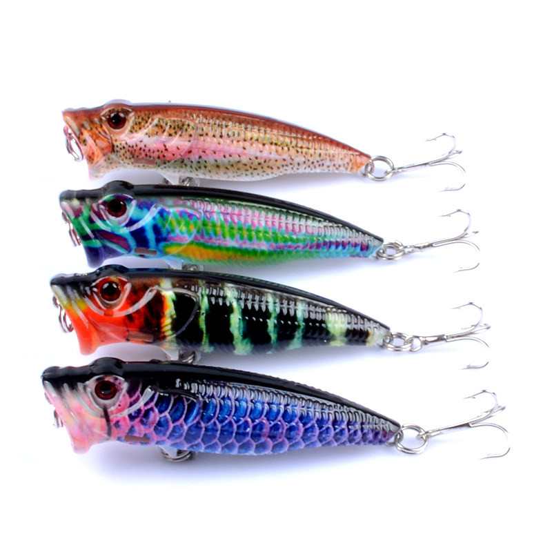 5 pc 6.5cm 7.9g popper fishing lures