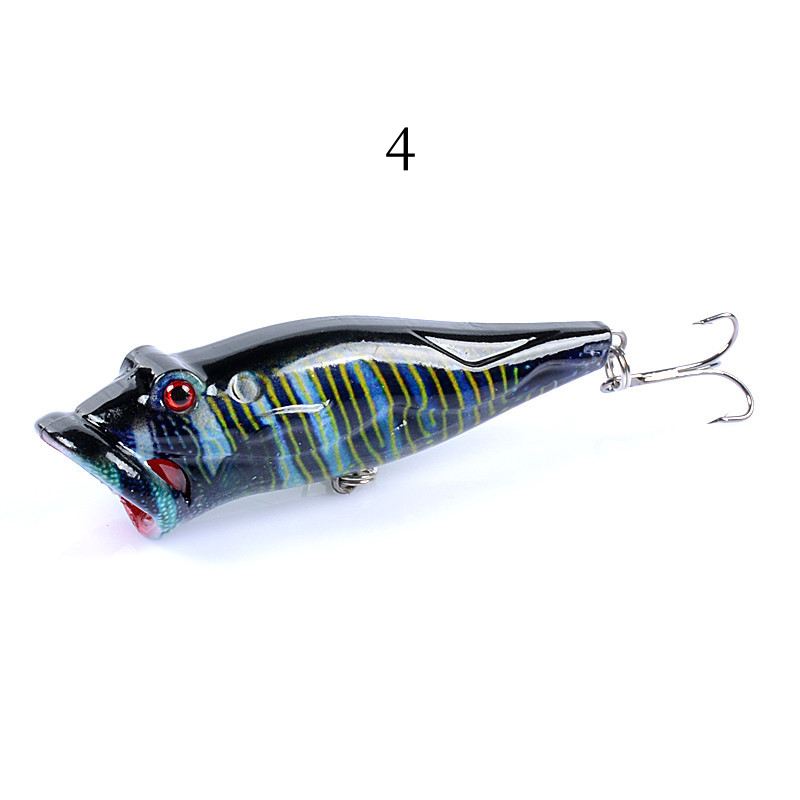 2 pcs 8cm 12.4g popper Fishing Lures