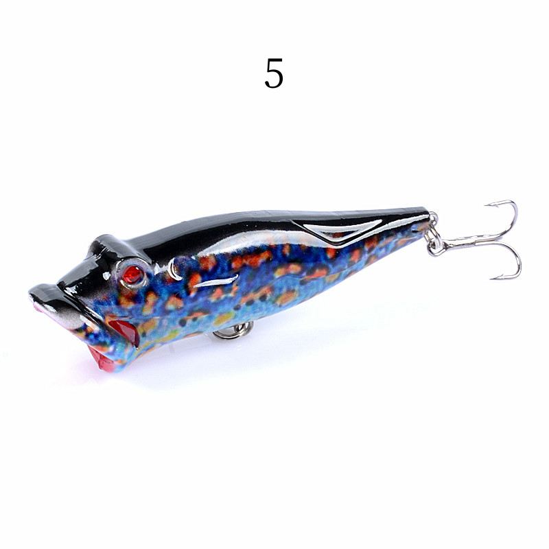 2 pcs 8cm 12.4g popper Fishing Lures