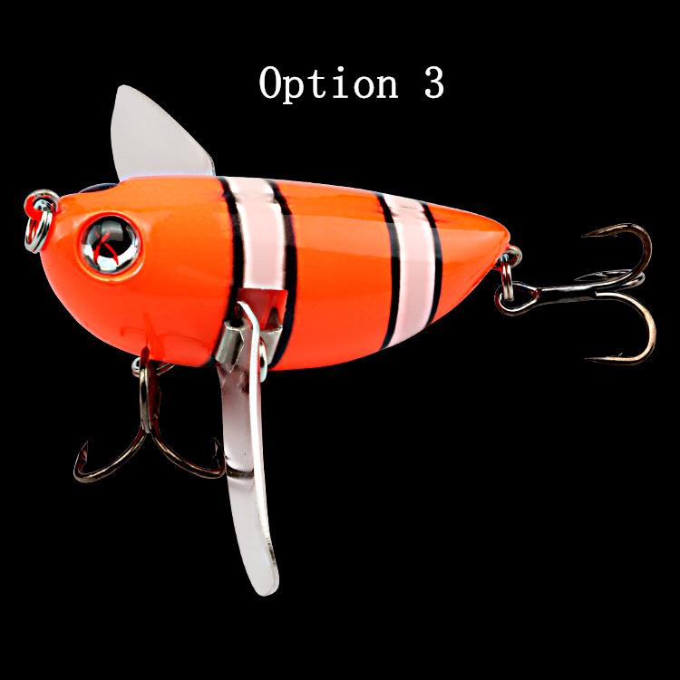 2pcs 6cm 12.5g popper Fishing Lures