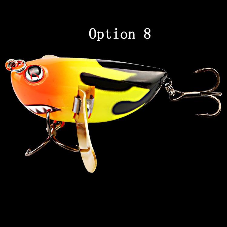 2pcs 6cm 12.5g popper Fishing Lures