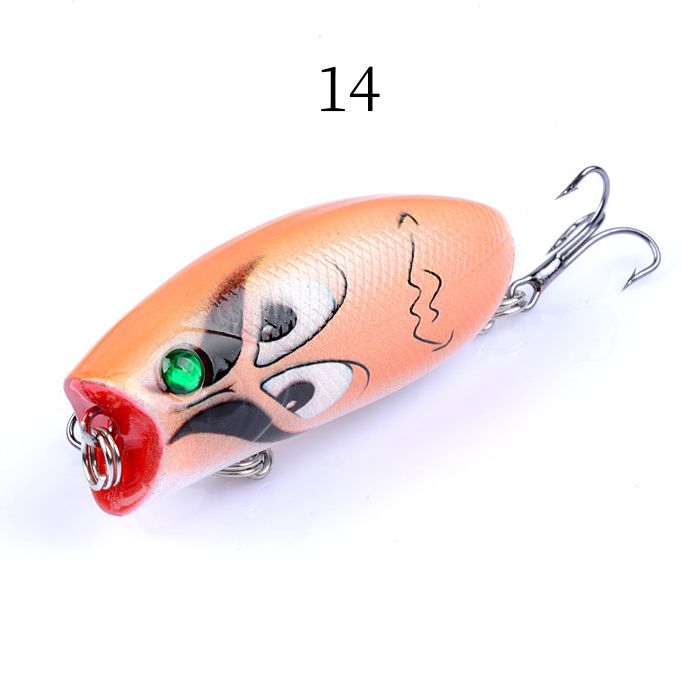 2 pcs 6CM 10.4G popper Fishing Lures
