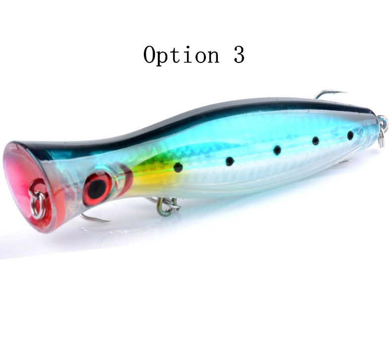 2 pcs 12.5cm 40g big fish lure sea popper lures