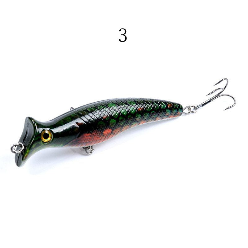 2 pcs 12.4cm 20.4g popper Fishing Lures