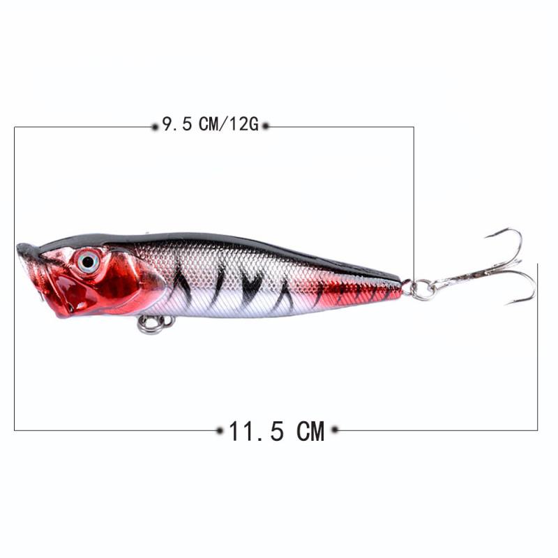 2 pcs 9.5cm 12g popper Fishing Lures