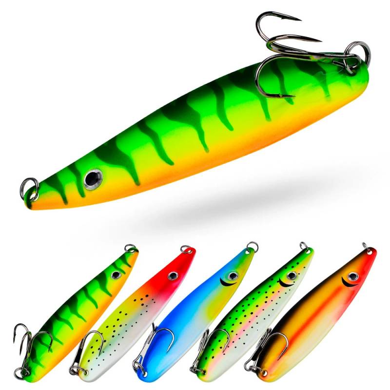 2pc 11.5cm 18.5g metal spoon lure