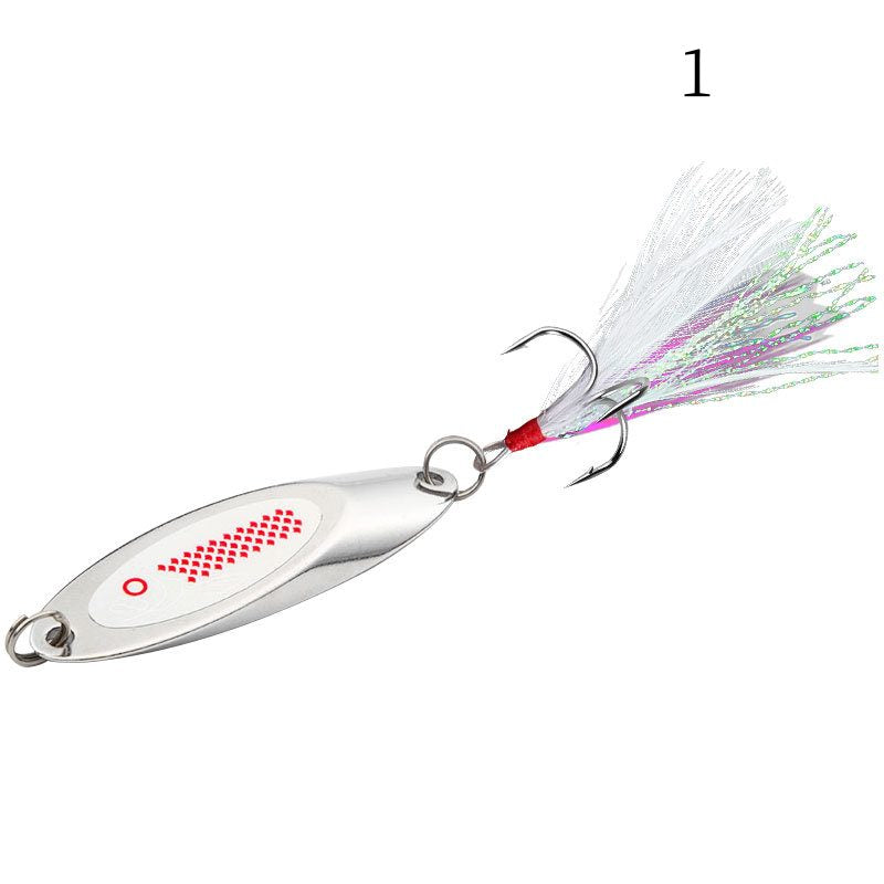 2pc 7g - 100g Slanted spoon lure manufacturing