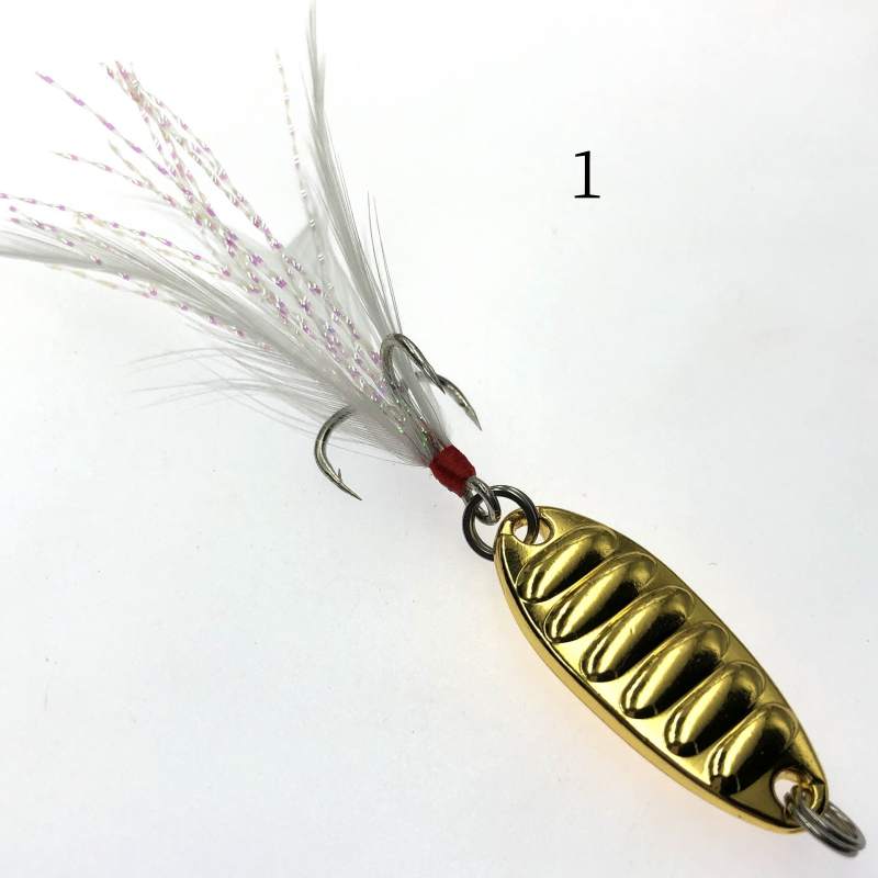 2 pcs Vibration Metal Spoon Bait