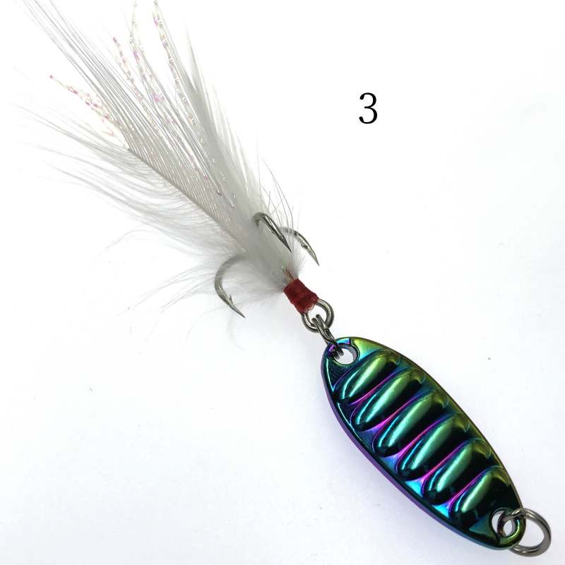 2 pcs Vibration Metal Spoon Bait