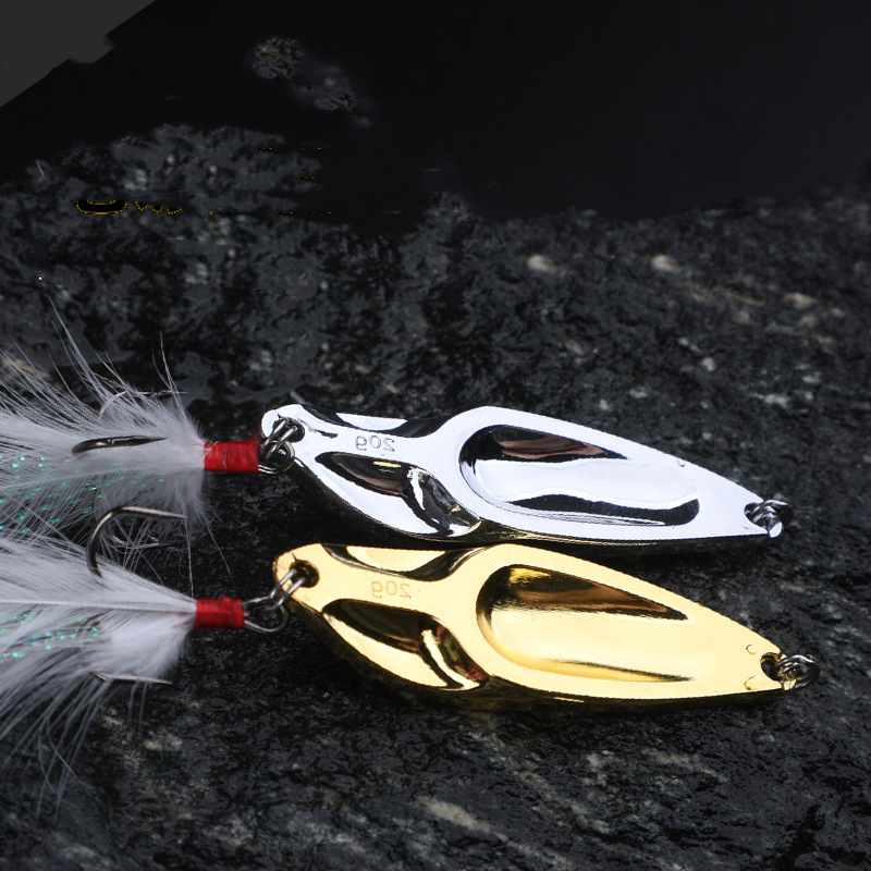 5 pc 3.5/5/7/10/15/20g metal spoon lure