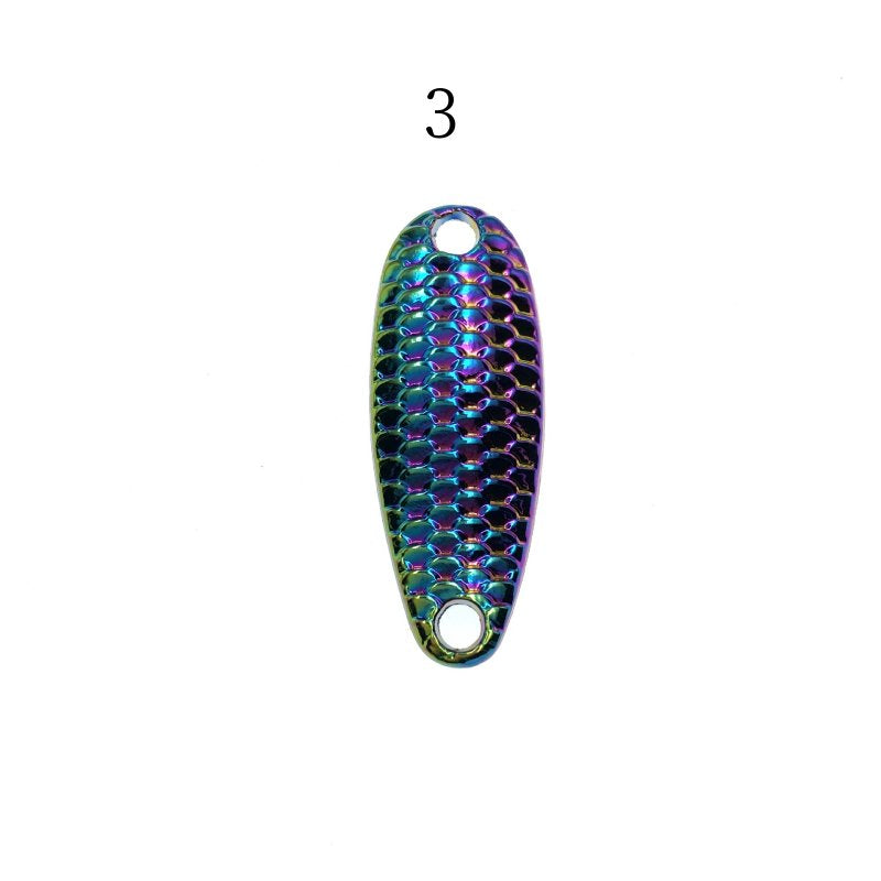 2 pcs Dragon scale metal spoon lure