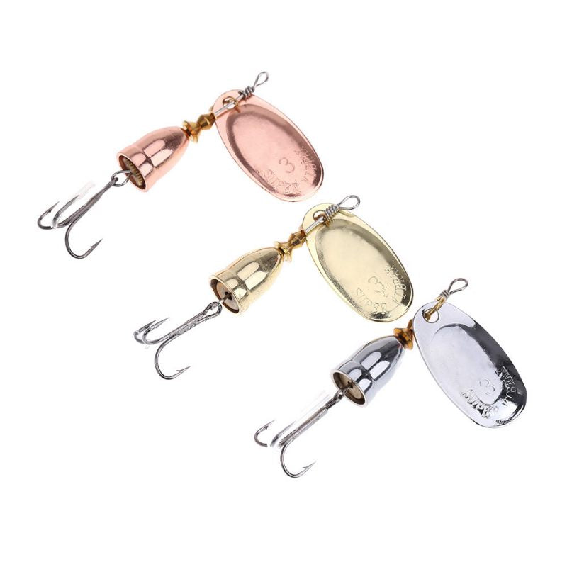 5 pc 4/5/6/9/10/16/19g Wholesale bionic spoon fish lure spinner