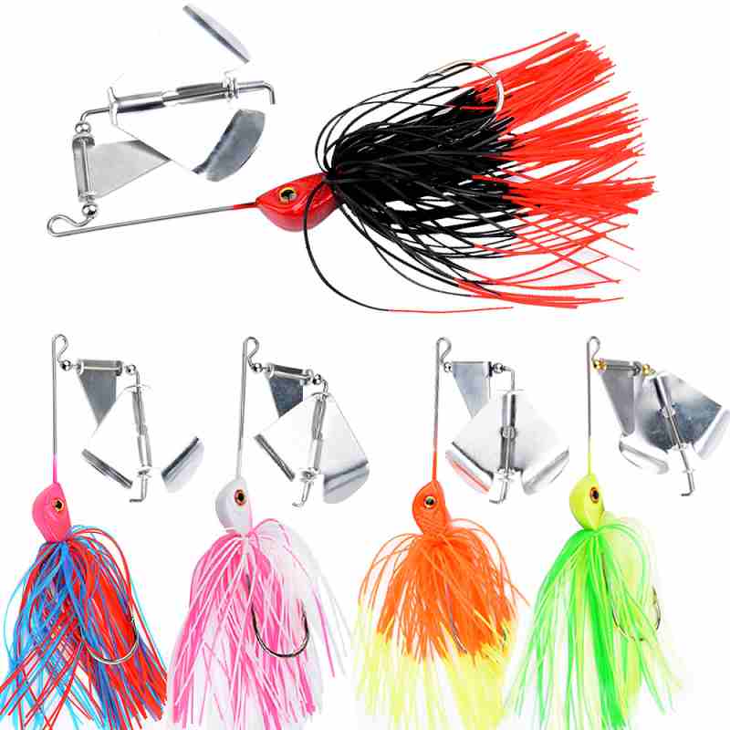 2 pcs 14.7g octopus bearded guy lure