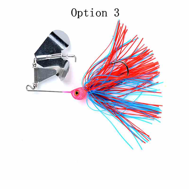 2 pcs 14.7g octopus bearded guy lure