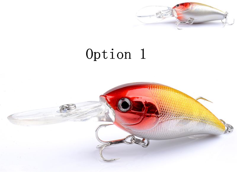 2 pcs 12.5g 10cm plastic Crankbait lures