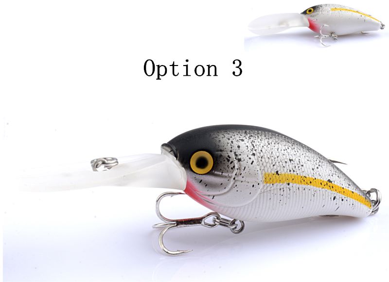 2 pcs 12.5g 10cm plastic Crankbait lures