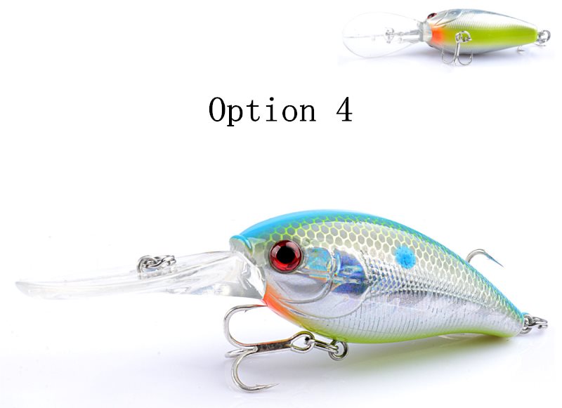2 pcs 12.5g 10cm plastic Crankbait lures