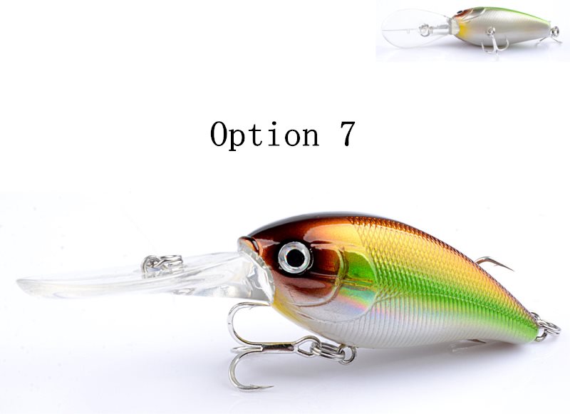 2 pcs 12.5g 10cm plastic Crankbait lures