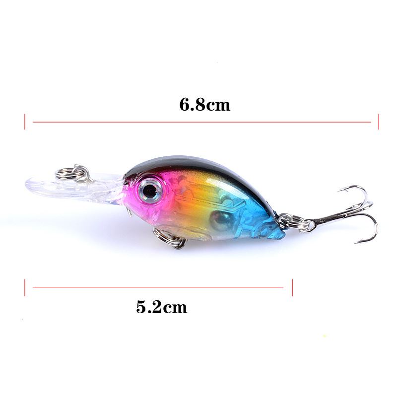 2 pcs 5.2cm 3.8g floating Crankbait lure