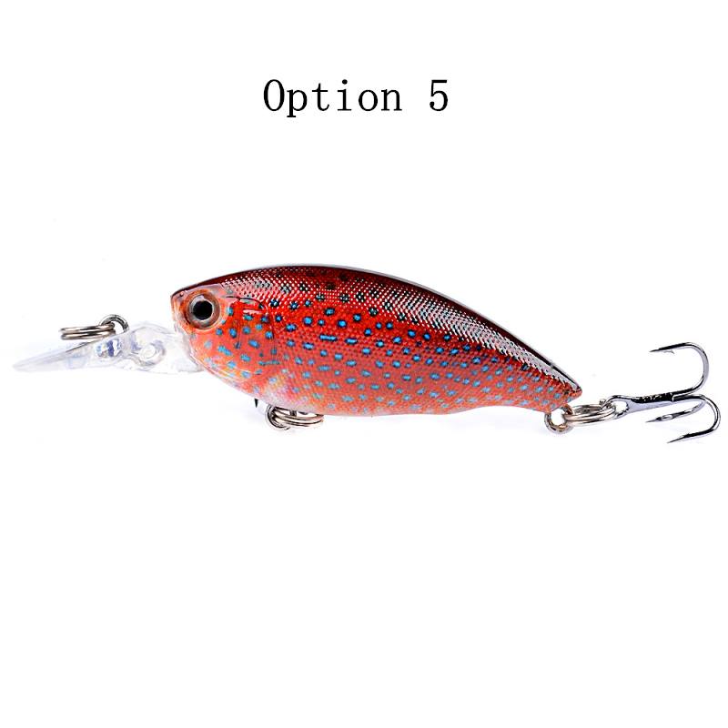2 pcs 6.5cm 5.5g floating Crankbait lure