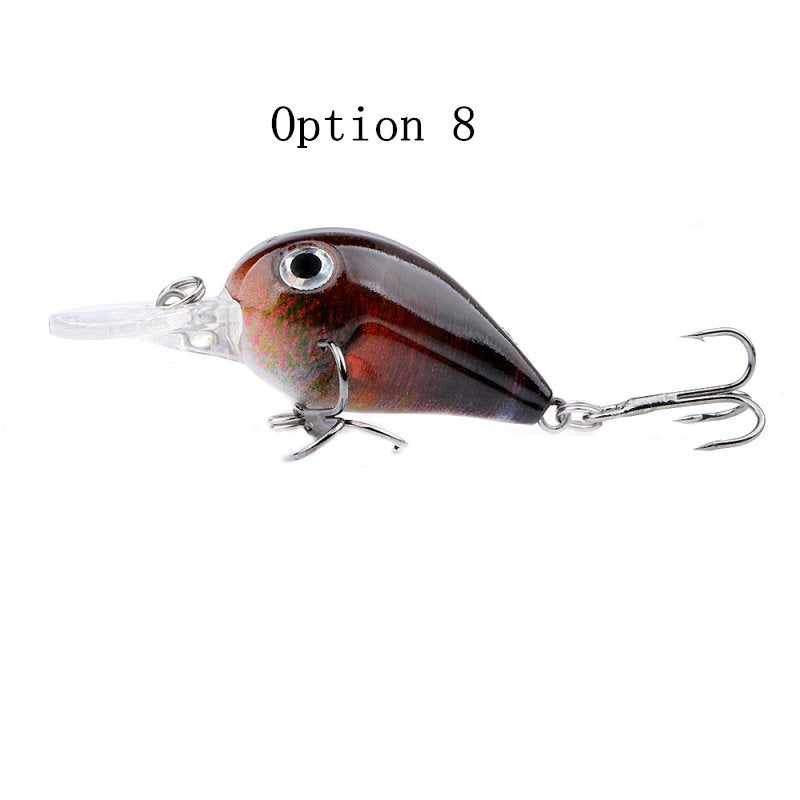 2 pcs 4.5cm 2.5g floating Crankbait lure